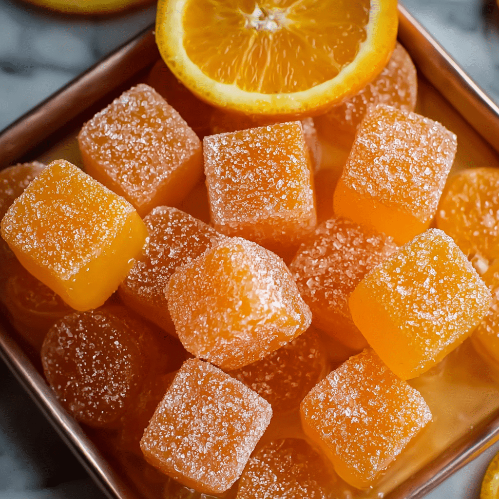 Homemade Orange Candy