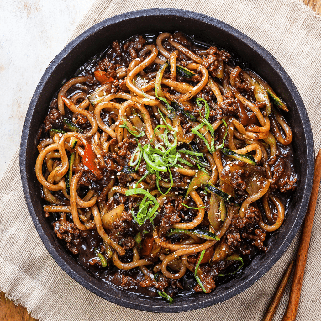 Korean Black Bean Noodles