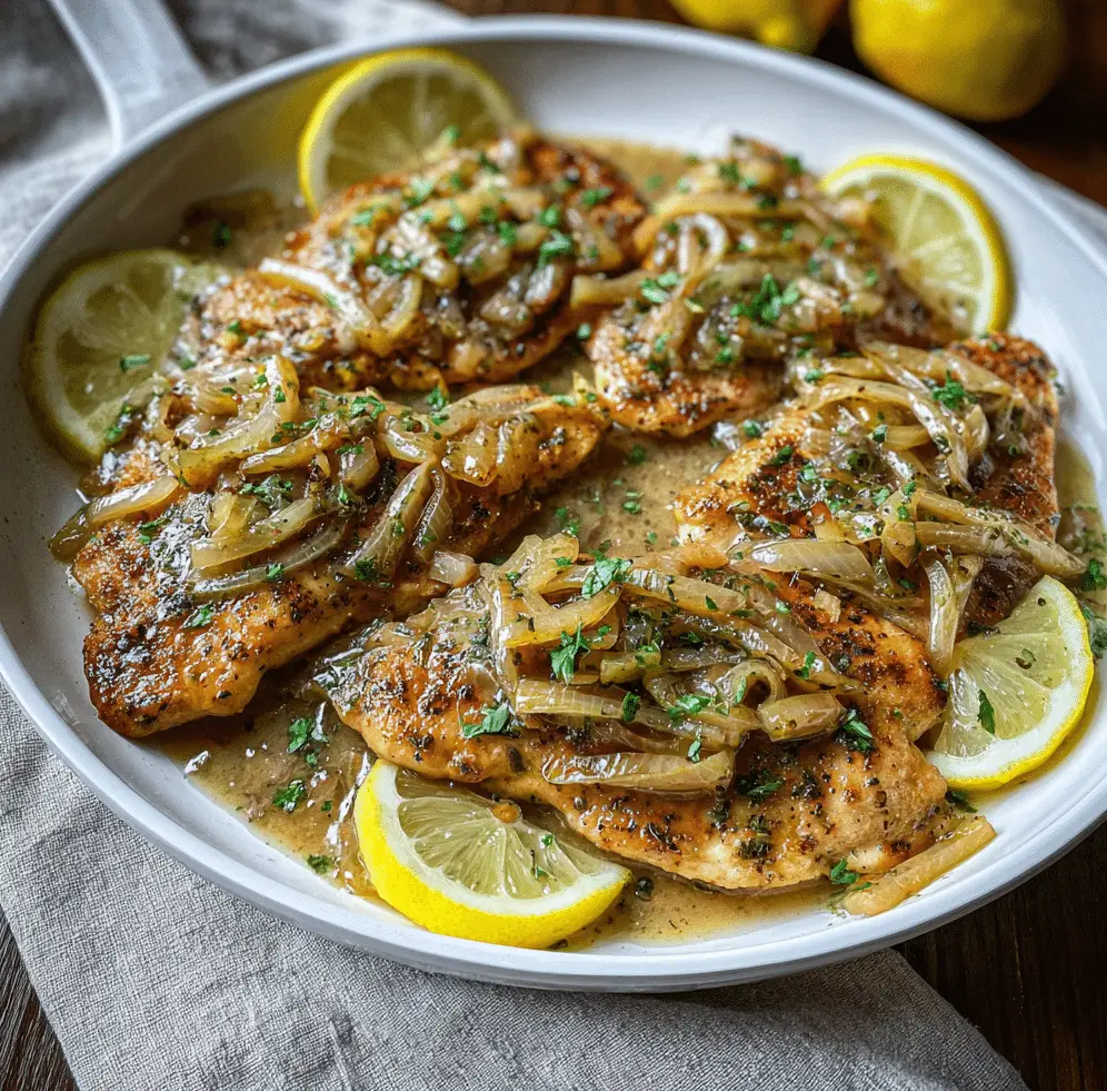 Lemon Shallot Chicken
