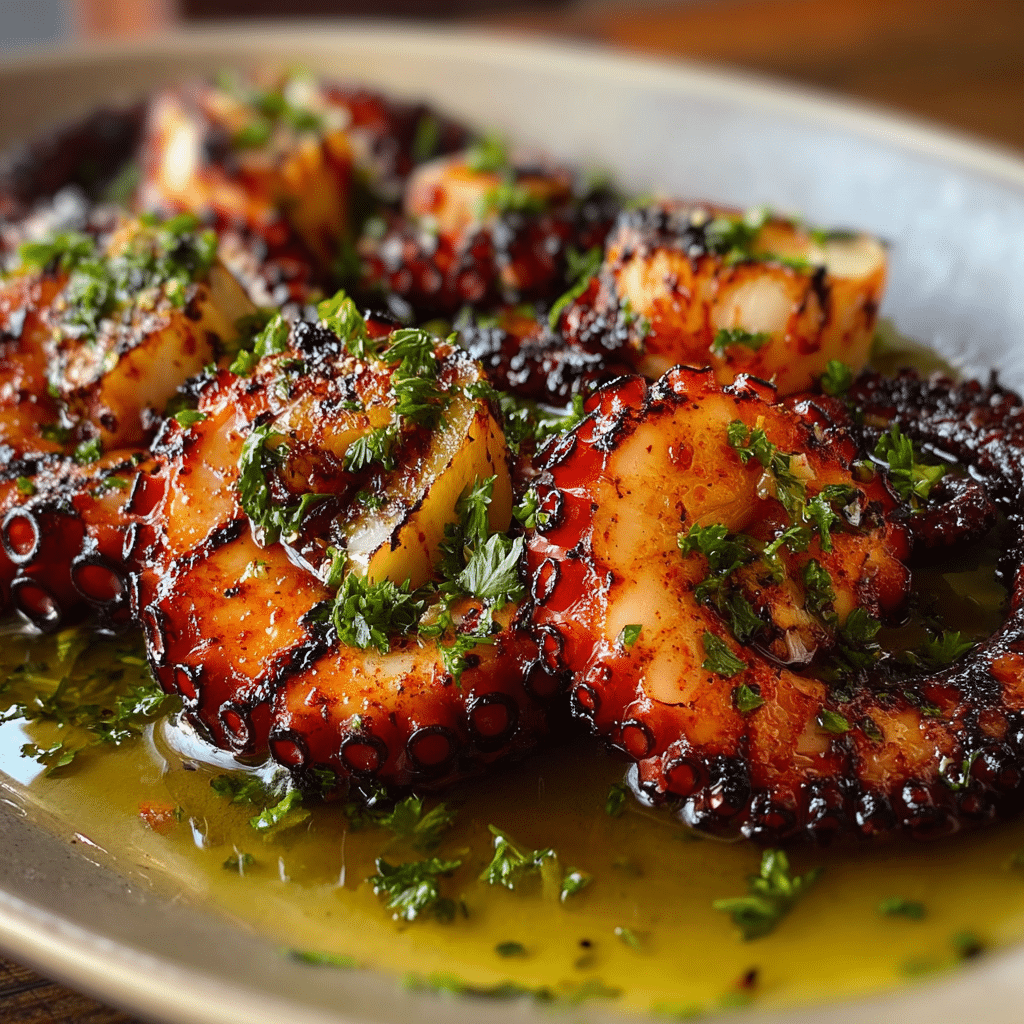 Mediterranean Grilled Octopus