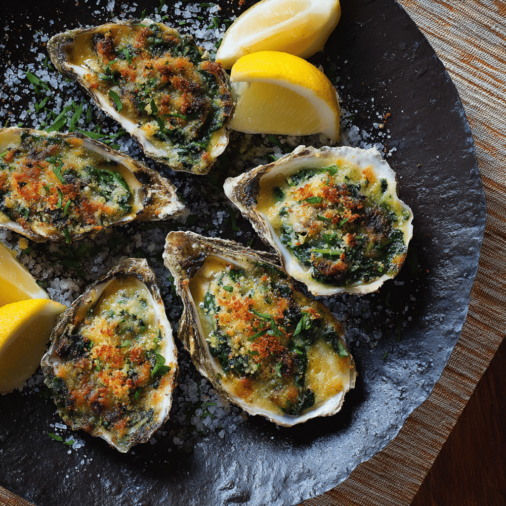 Oysters Rockefeller