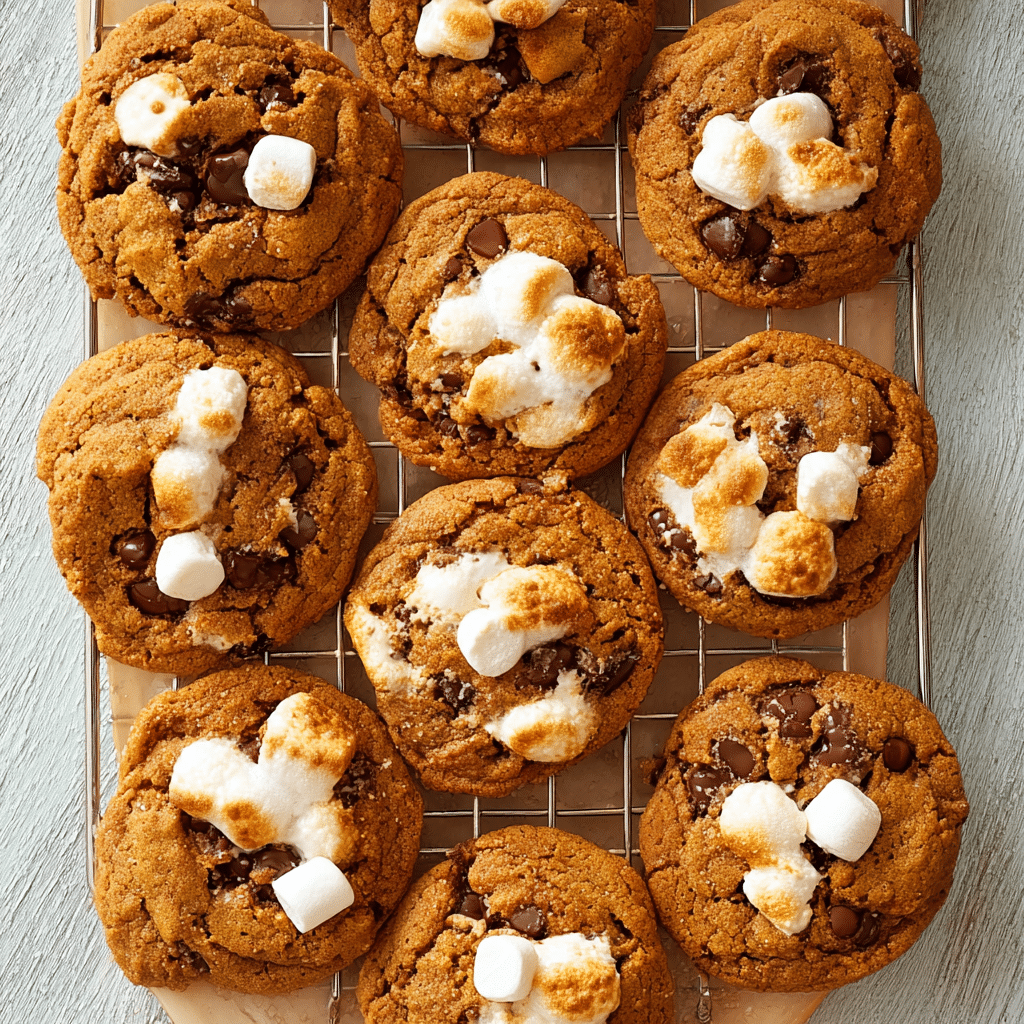 Pumpkin S’mores Cookies