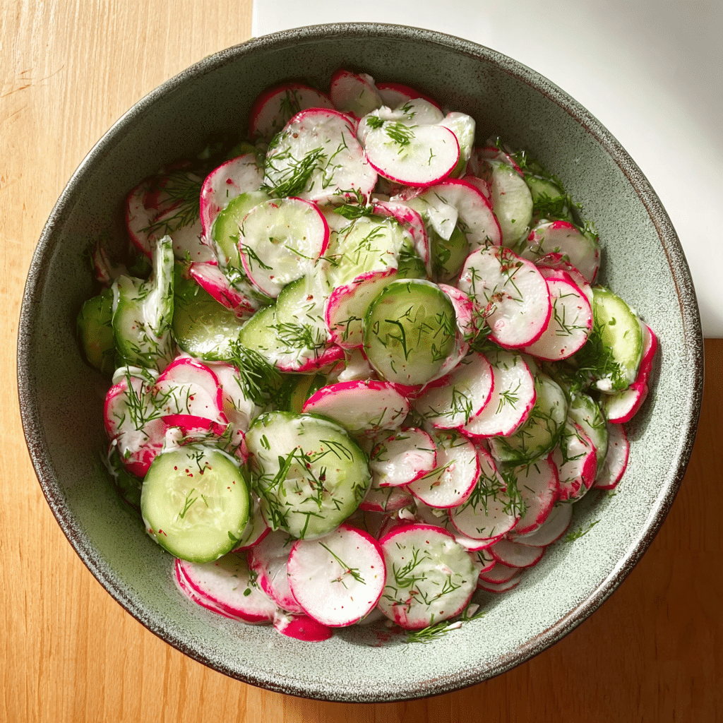 Radish and Cucumber Salad
