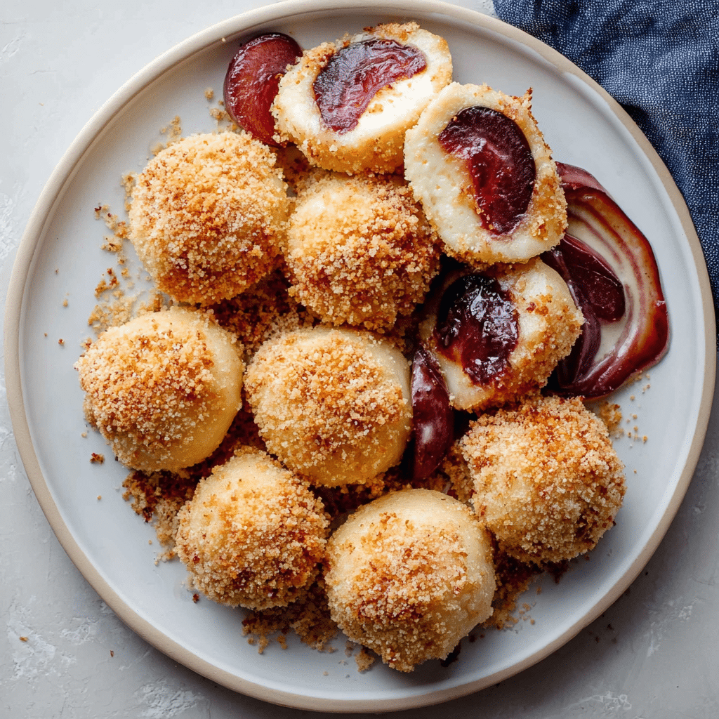 Classic Ricotta Plum Dumplings