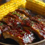 Slow‑Cooker Barbecue Ribs & Roasted Corn
