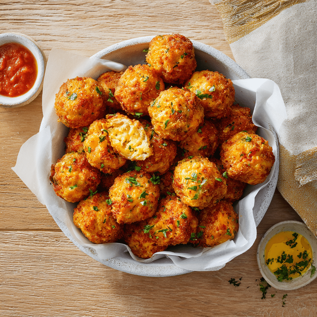 Spicy Chicken Cheeseballs