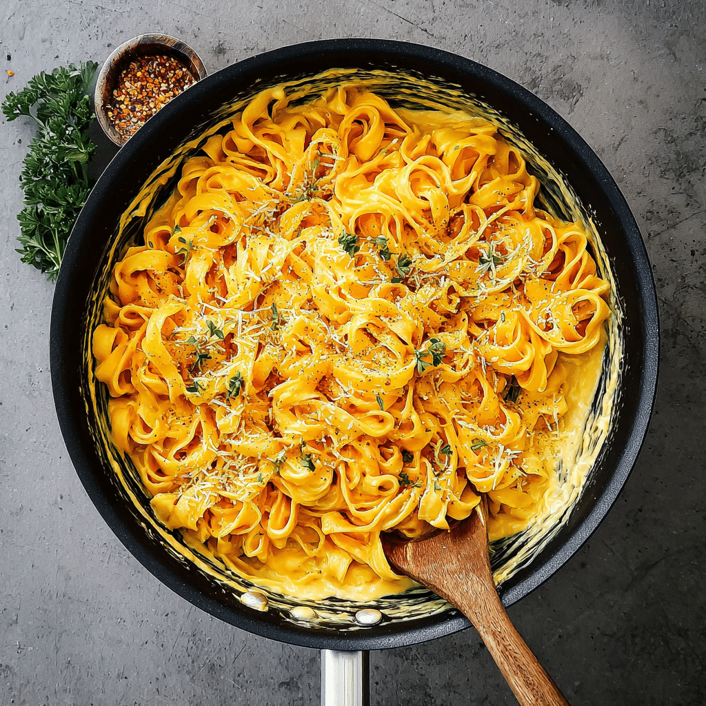 Sweet Potato Creamy Pasta