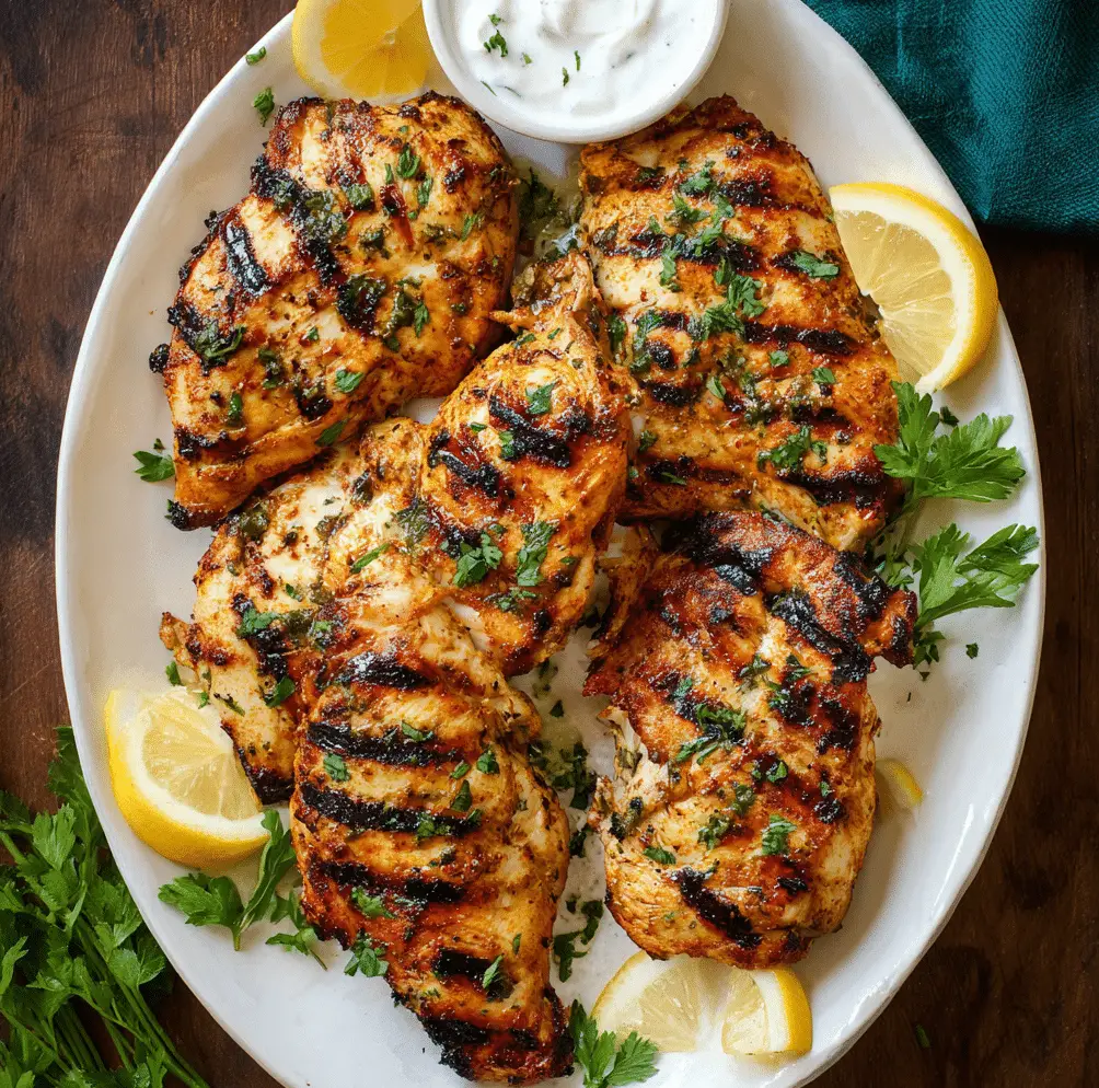 Yogurt Marinated Grilled Chicken
