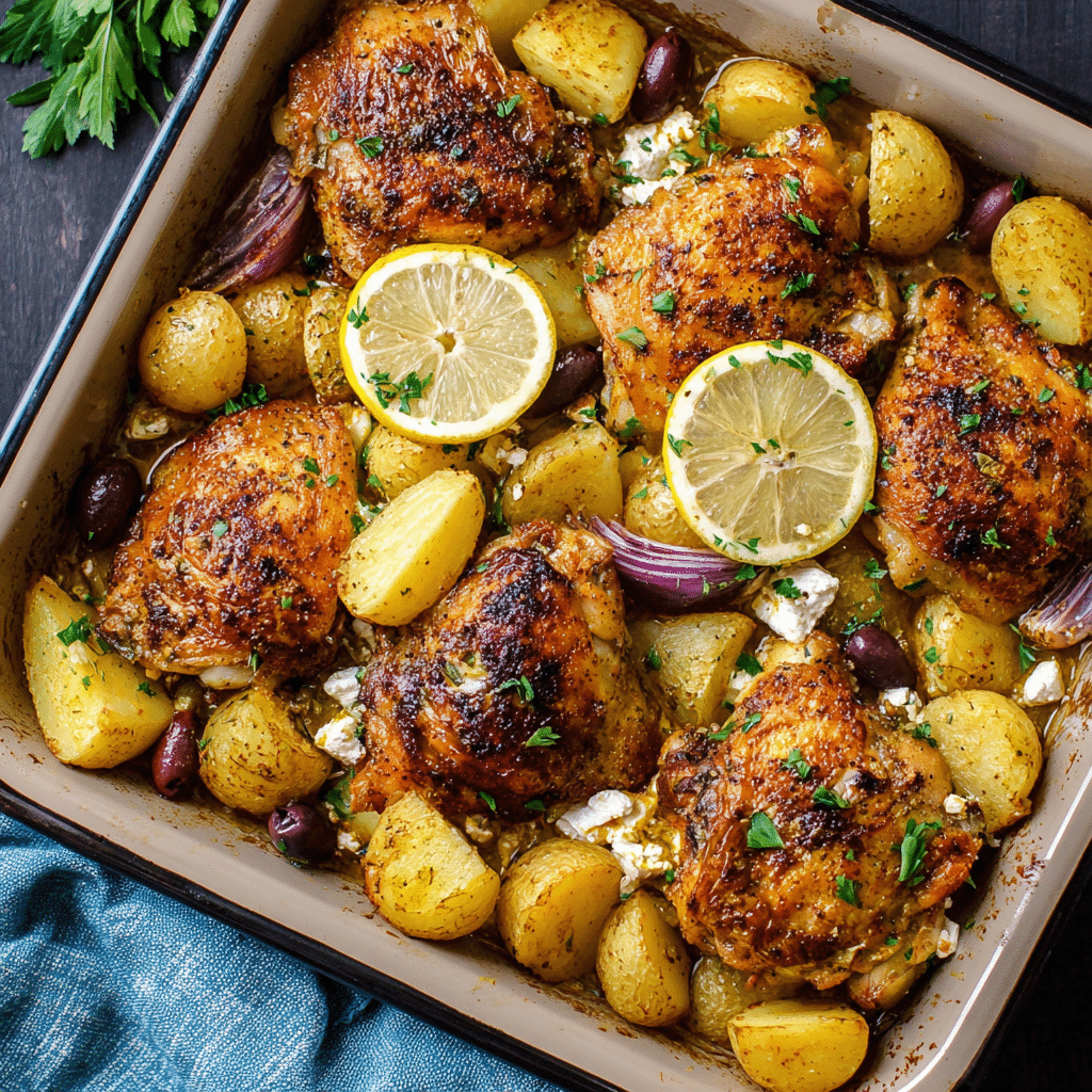 Greek Chicken and Potatoes