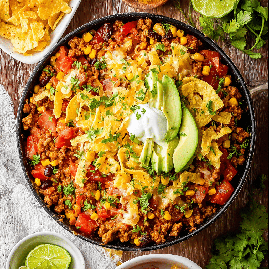 Ground Beef Taco Skillet