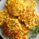 Cheesy Corn Fritters
