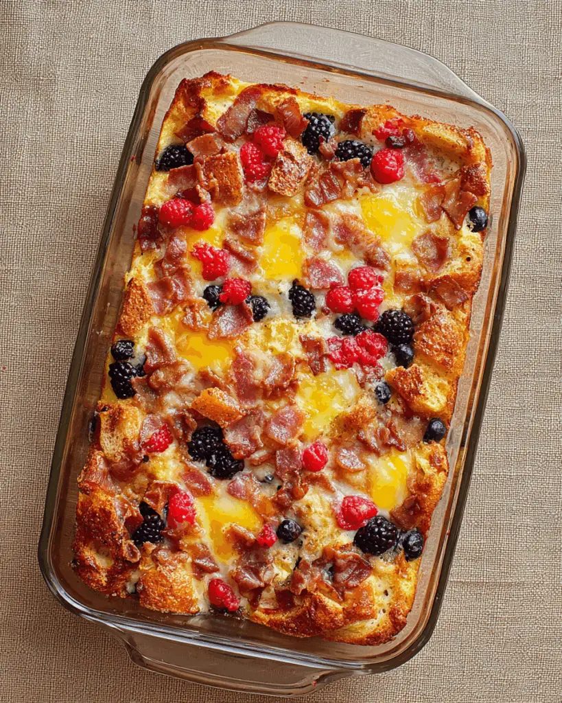 Hearty Overnight Breakfast Casserole