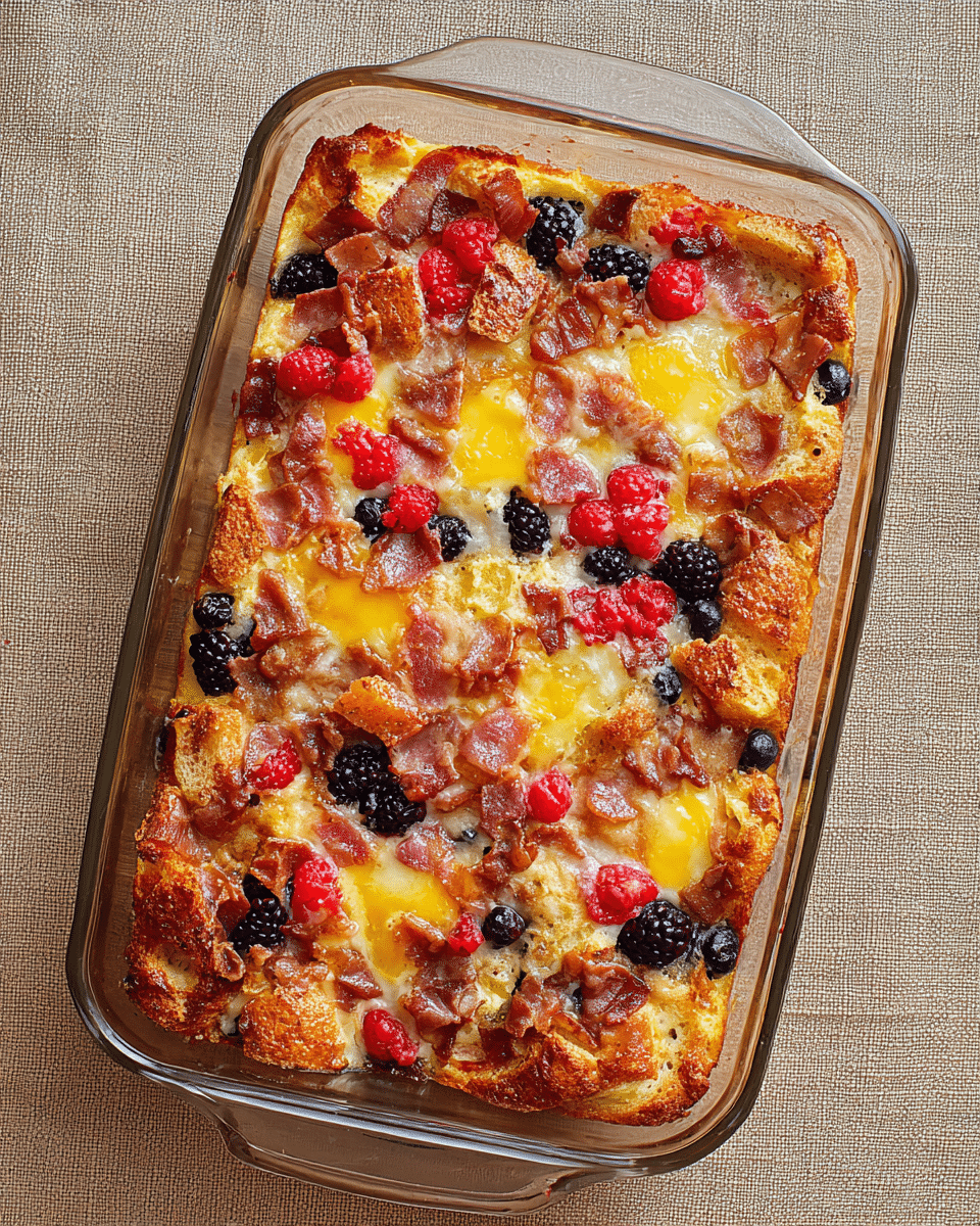 Hearty Overnight Breakfast Casserole
