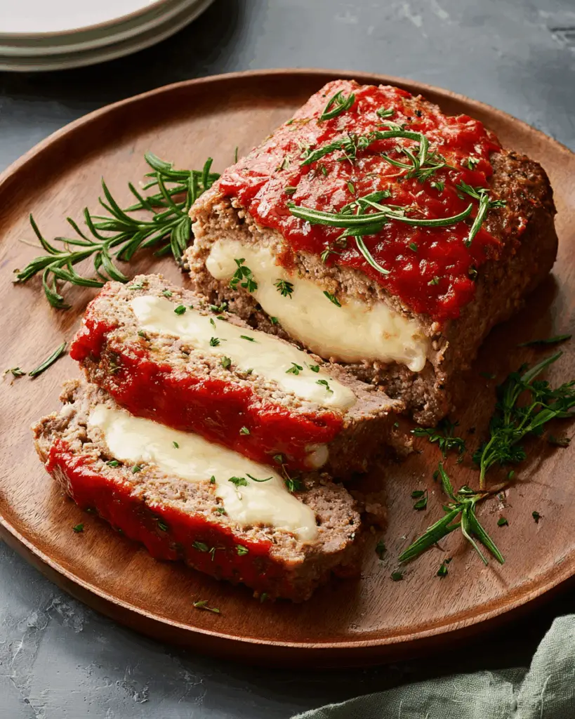 Italian-Style Cheese-Stuffed Meatloaf