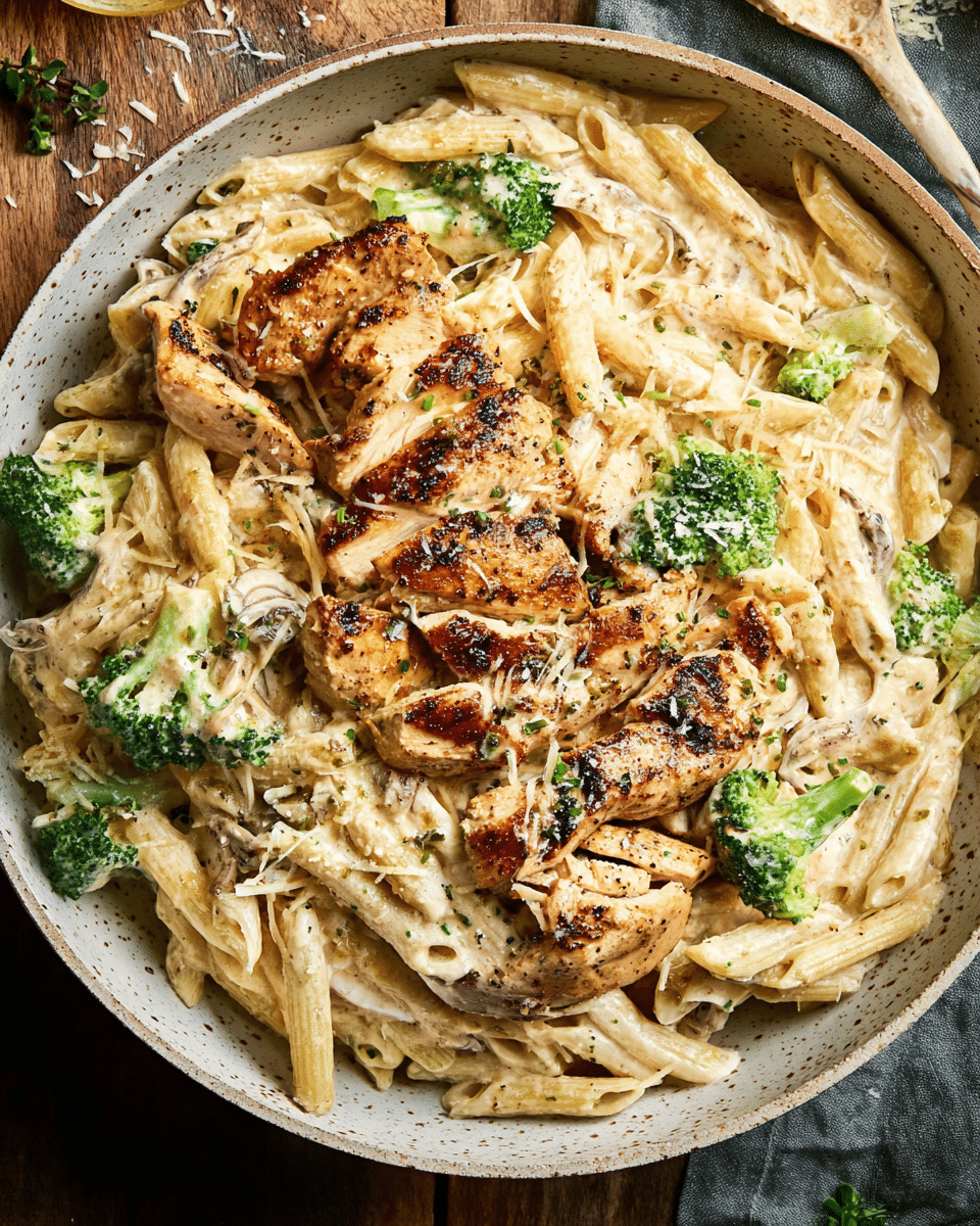 Low Calorie Chicken Alfredo