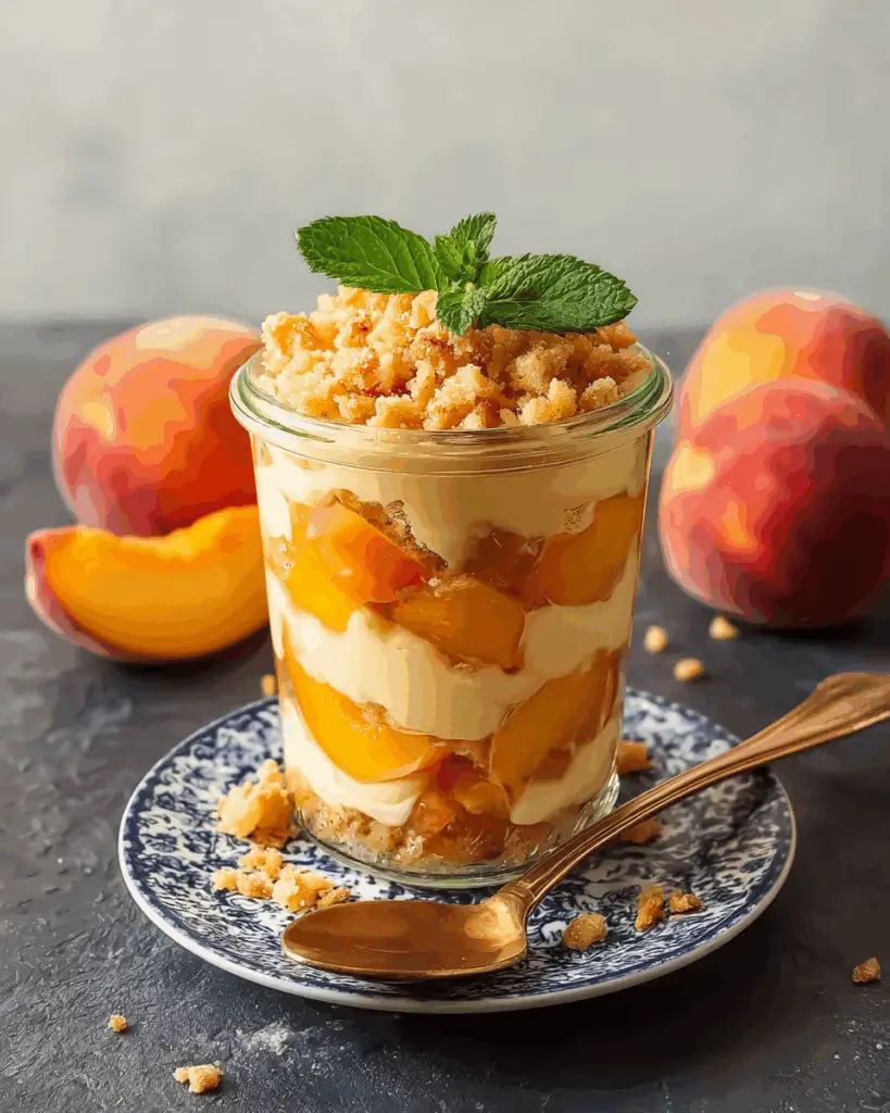 Magnolia Bakery Peach Crisp Pudding