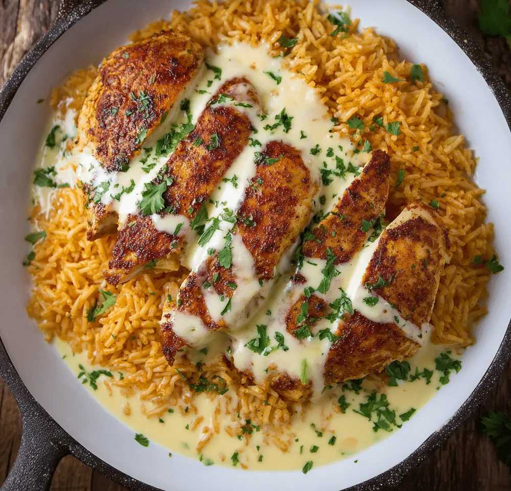 Mexican Chicken with Cheese Sauce