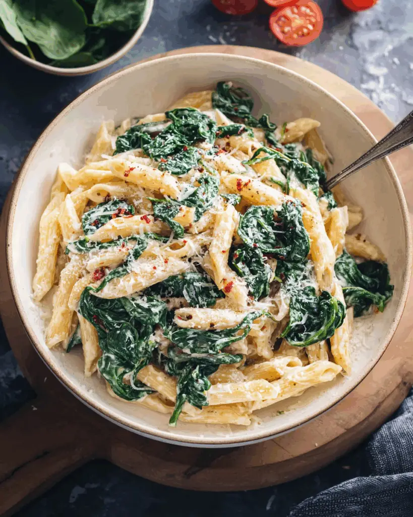 Pasta with Spinach