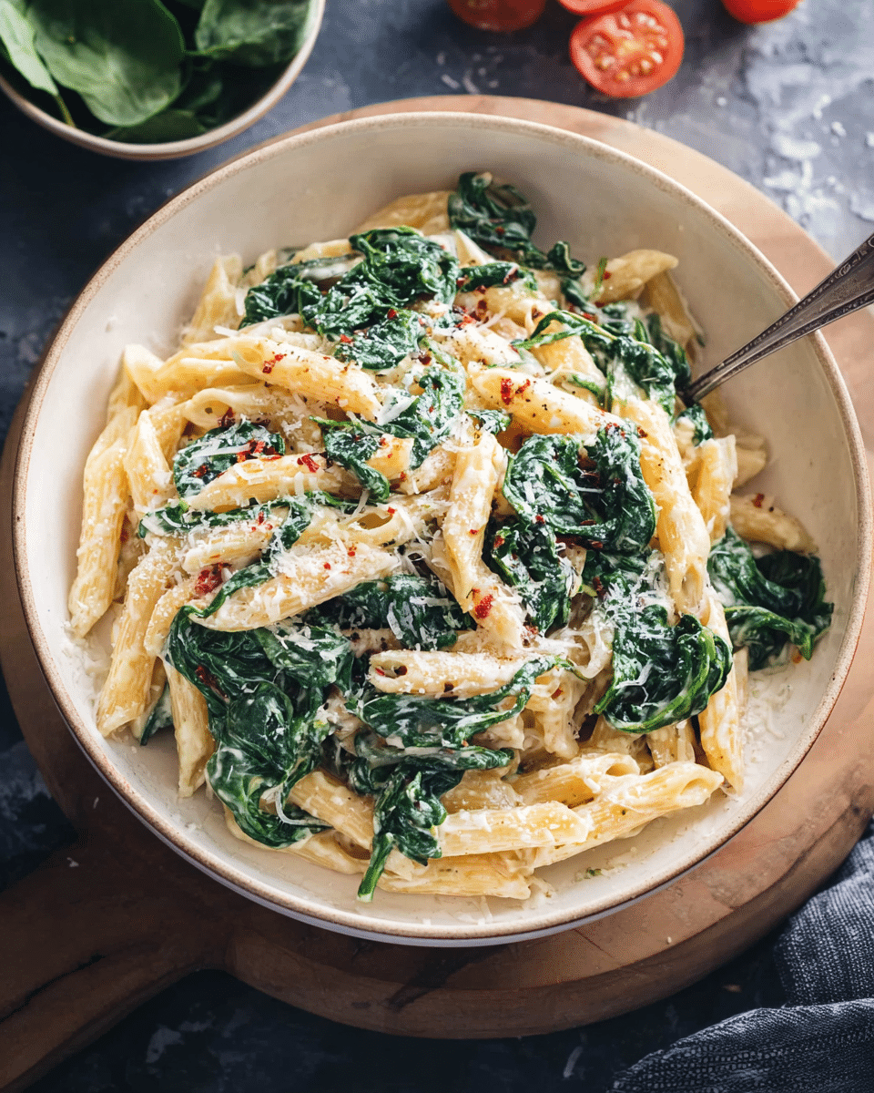 Pasta with Spinach