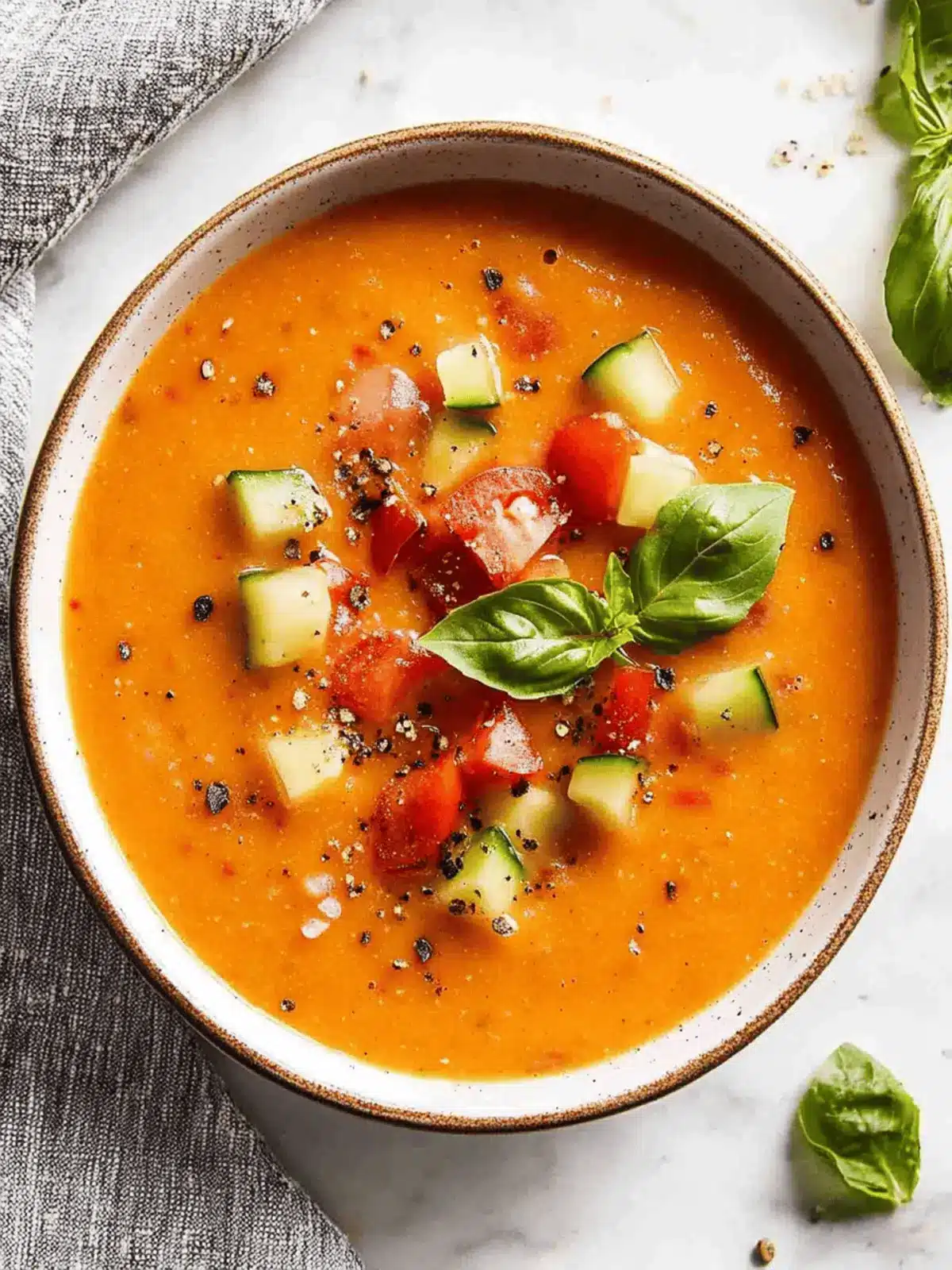 Classic Spanish Cold Gazpacho
