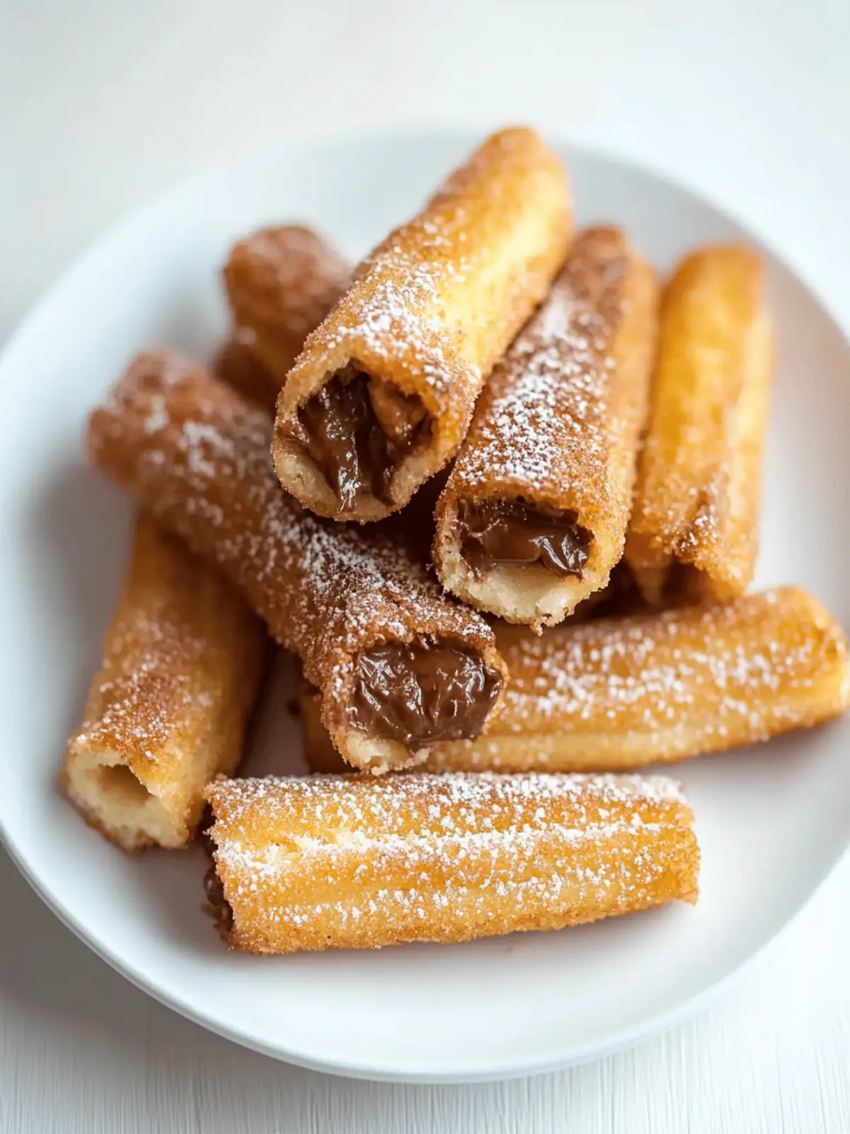 Nutty Churro Bites with Nutella: A Sweet Party Delight