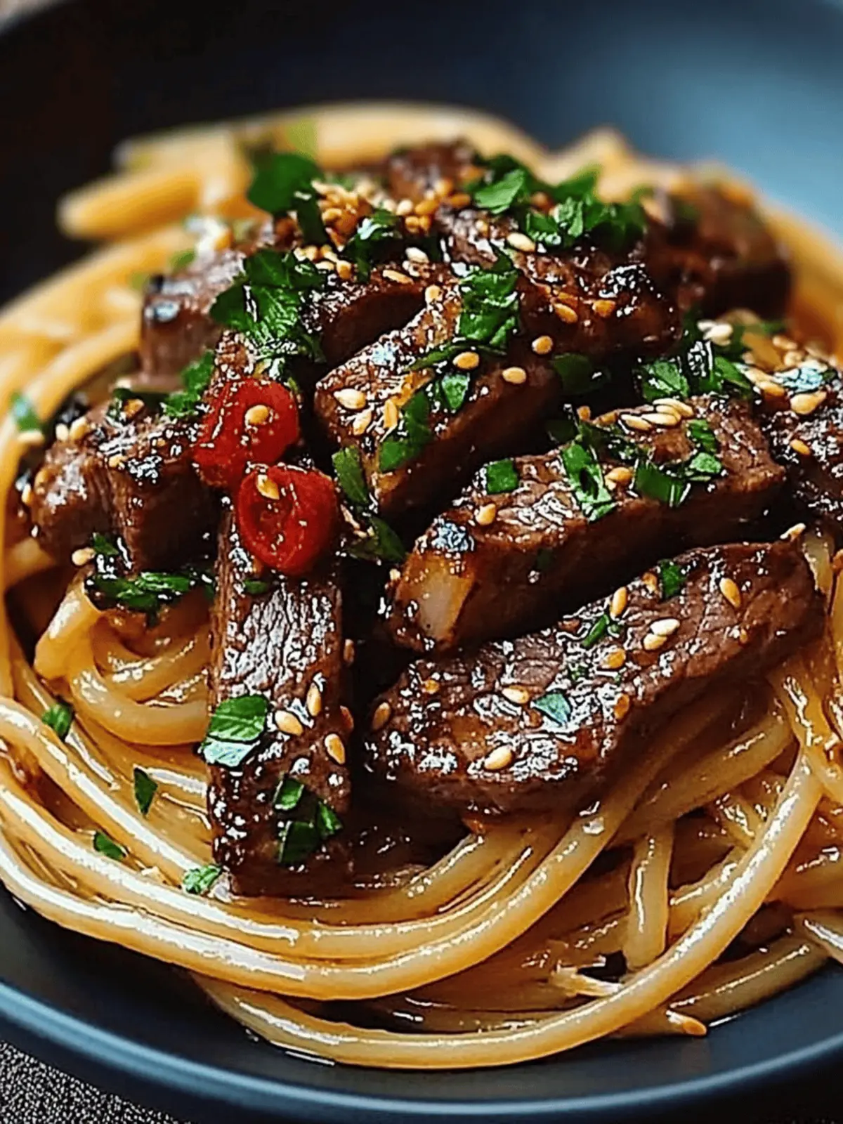 Sweet and Spicy Garlic Steak Pasta for Epic Weeknight Dinners