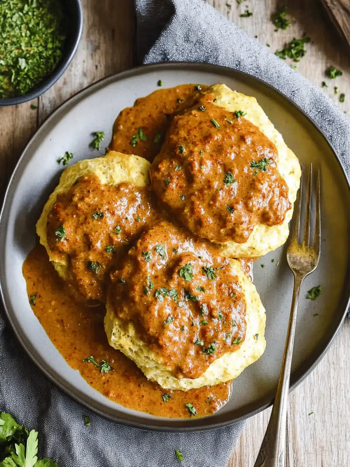 Biscuits and Chorizo Gravy
