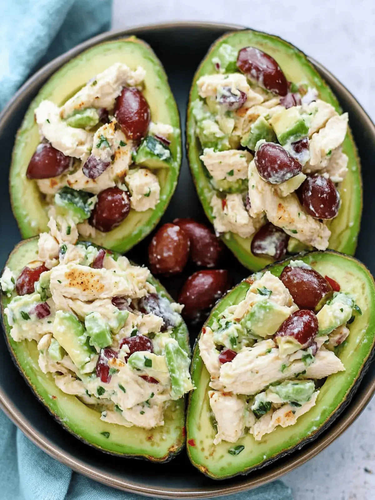Stuffed Avocado Chicken Salad: Creamy, Quick & Guilt-Free Delight