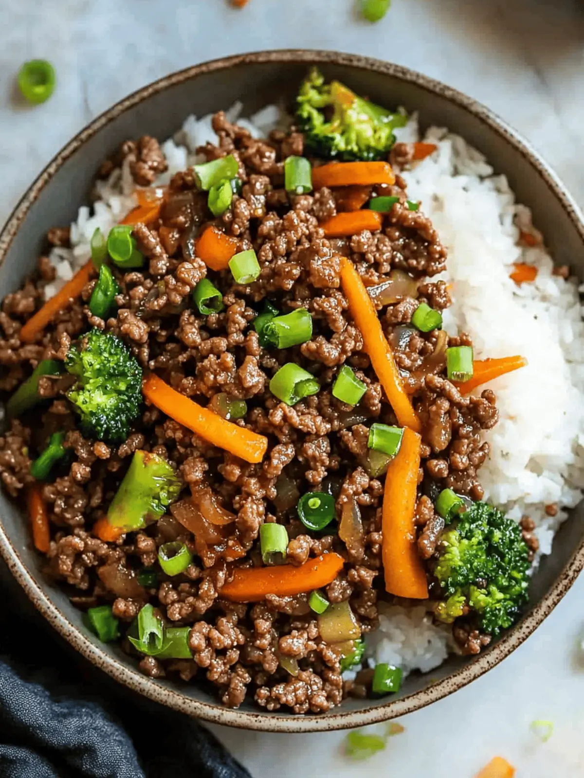 Teriyaki Ground Beef Stir-Fry