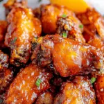 Hot Honey Peach Wings