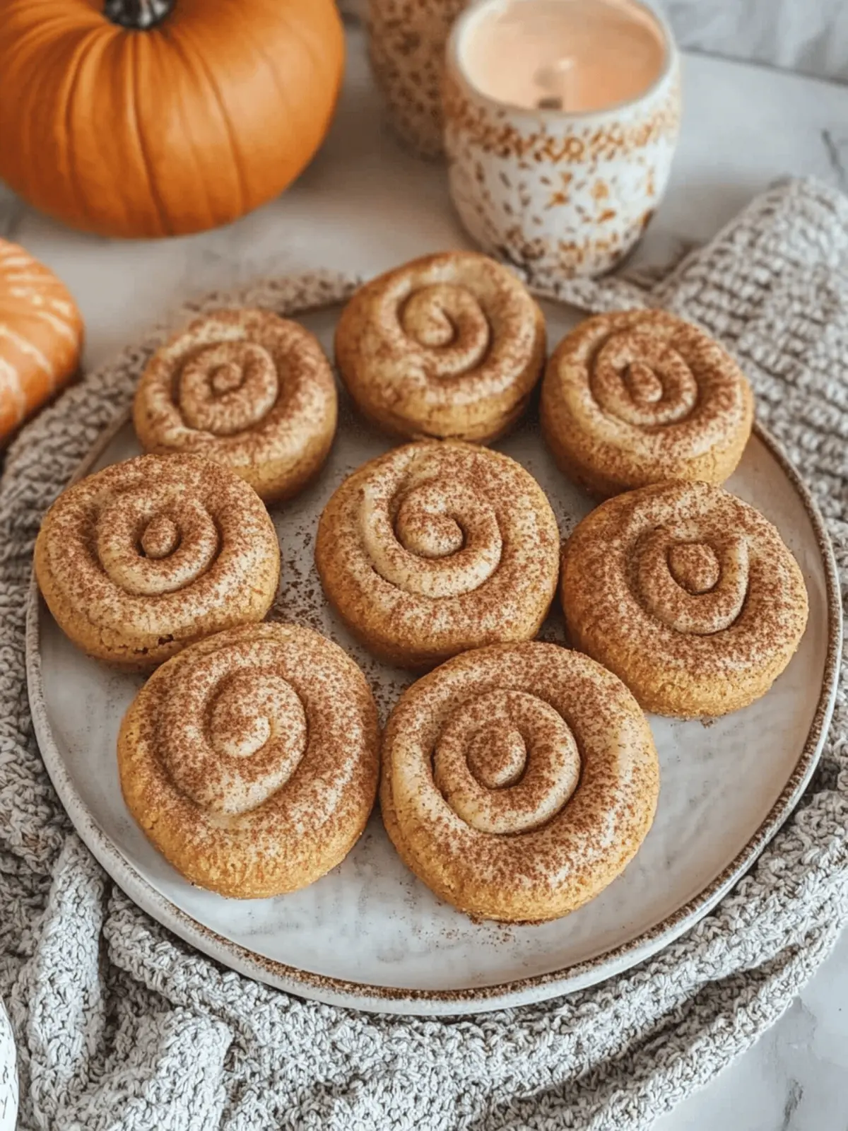 Soft Pumpkin Cookies with Creamy Cinnamon Frosting Bliss