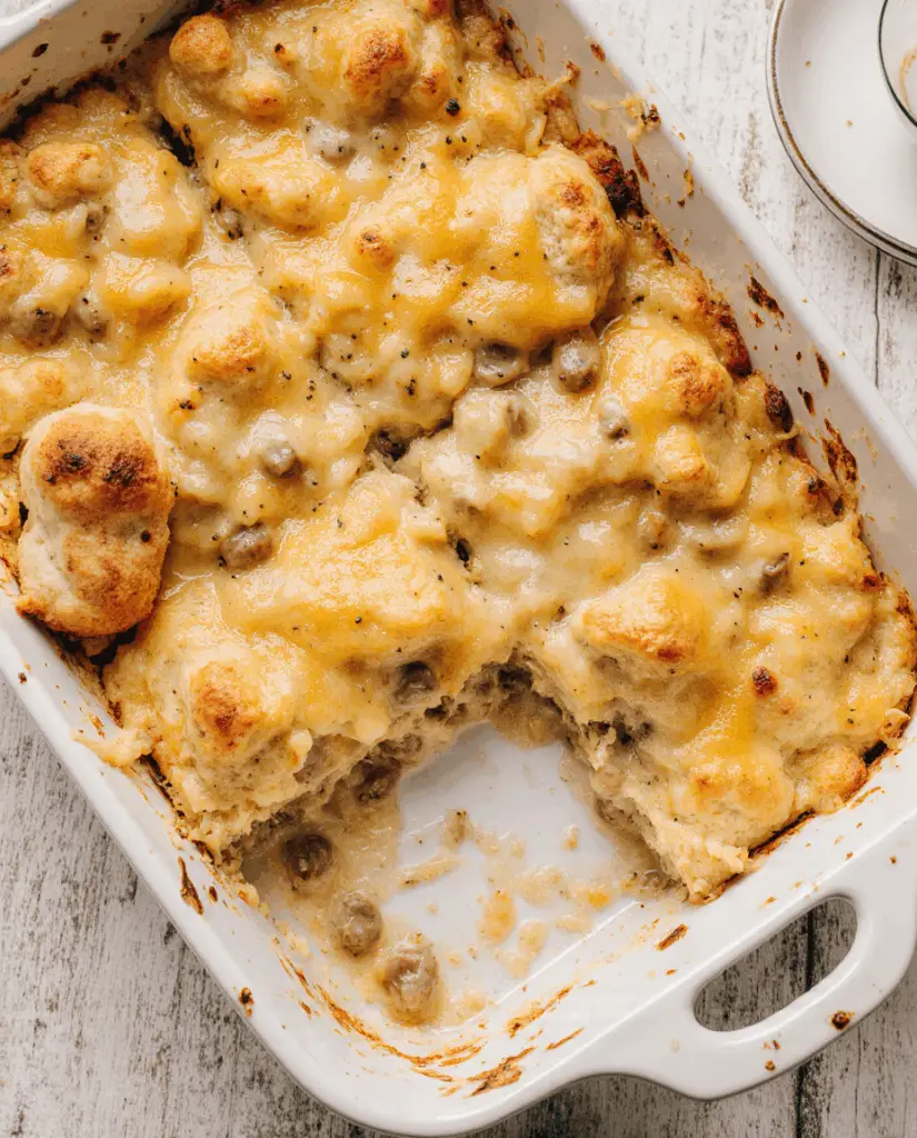 Biscuits and Gravy Casserole