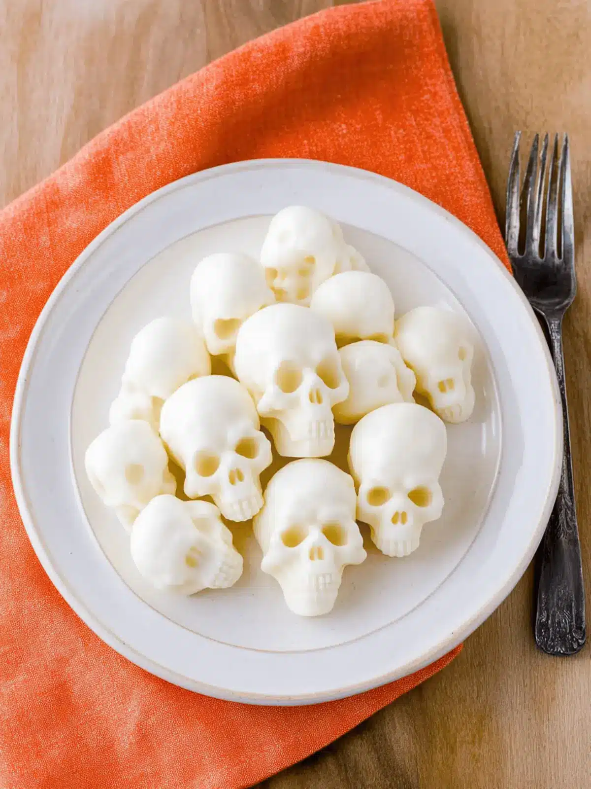 Mozzarella Cheese Skulls