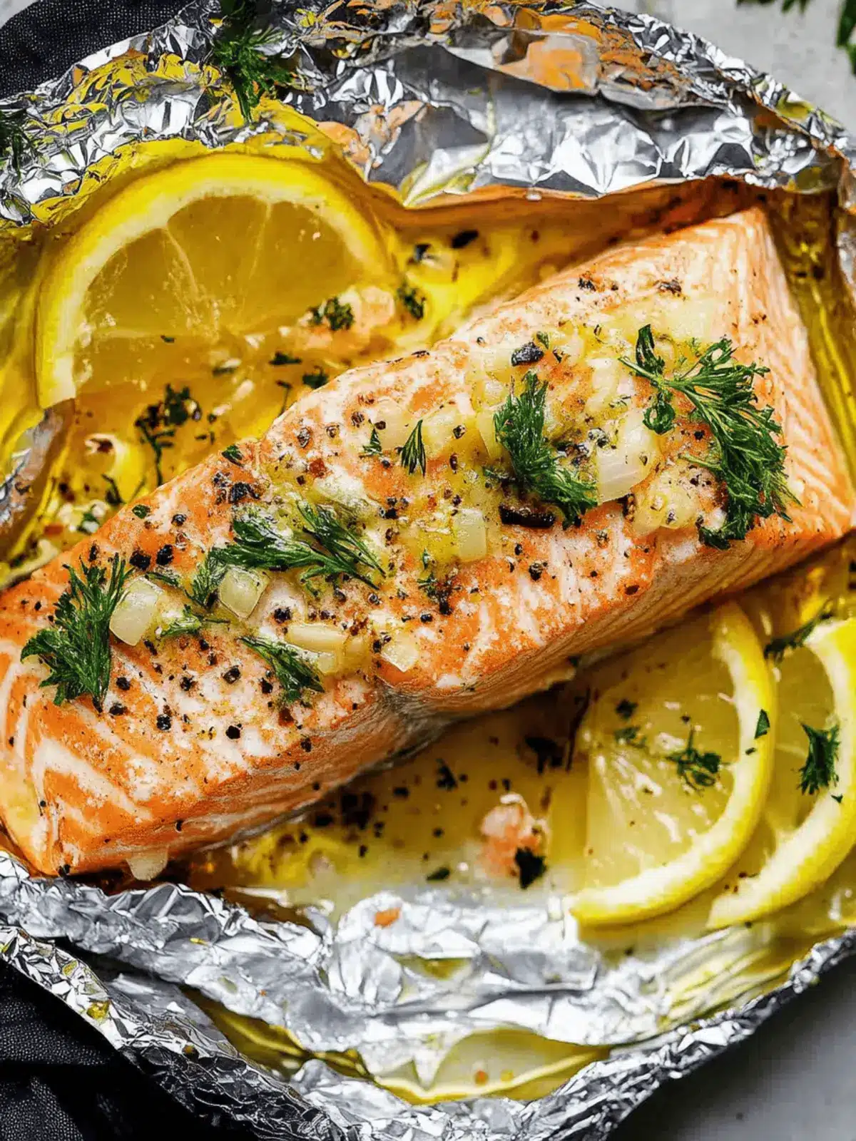Salmon Foil Packets
