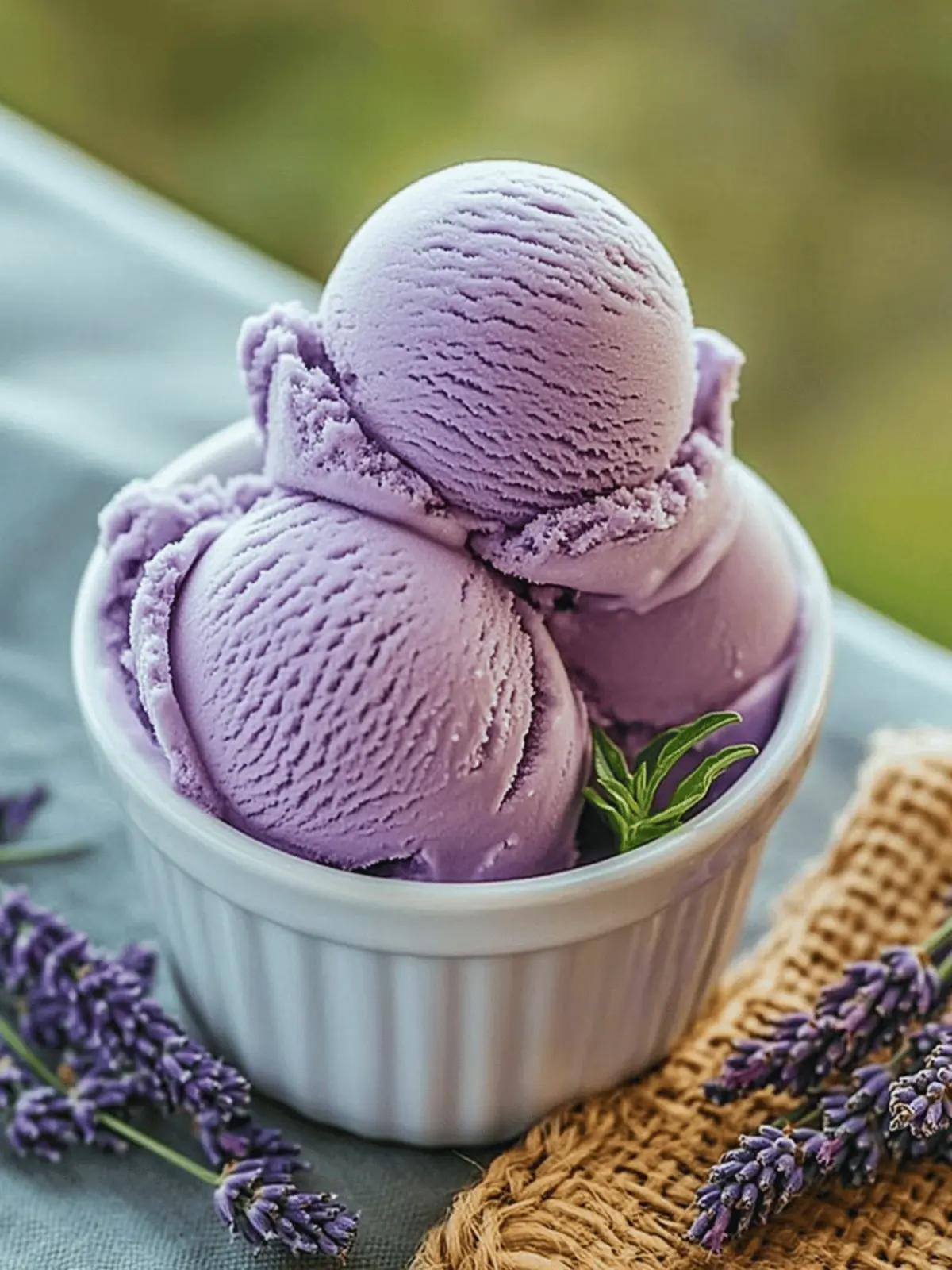 Lavender Ice Cream