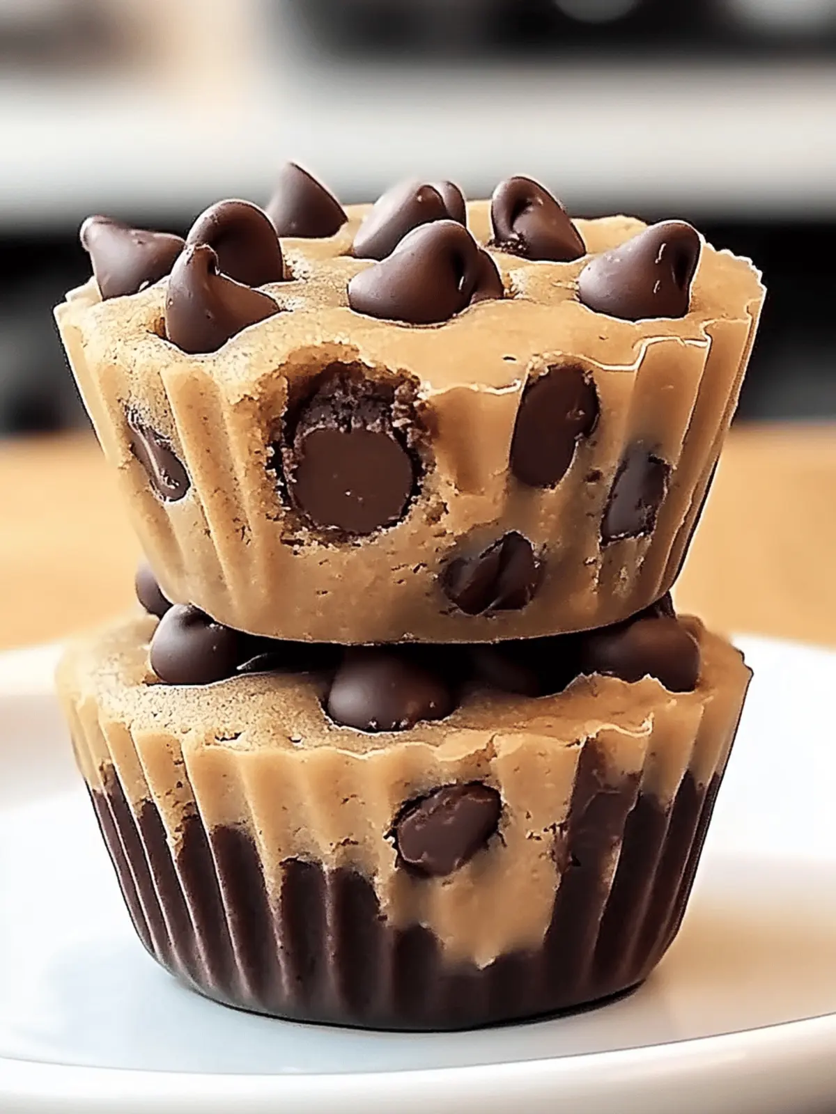 Peanut Butter Chocolate Chip Cookie Cups