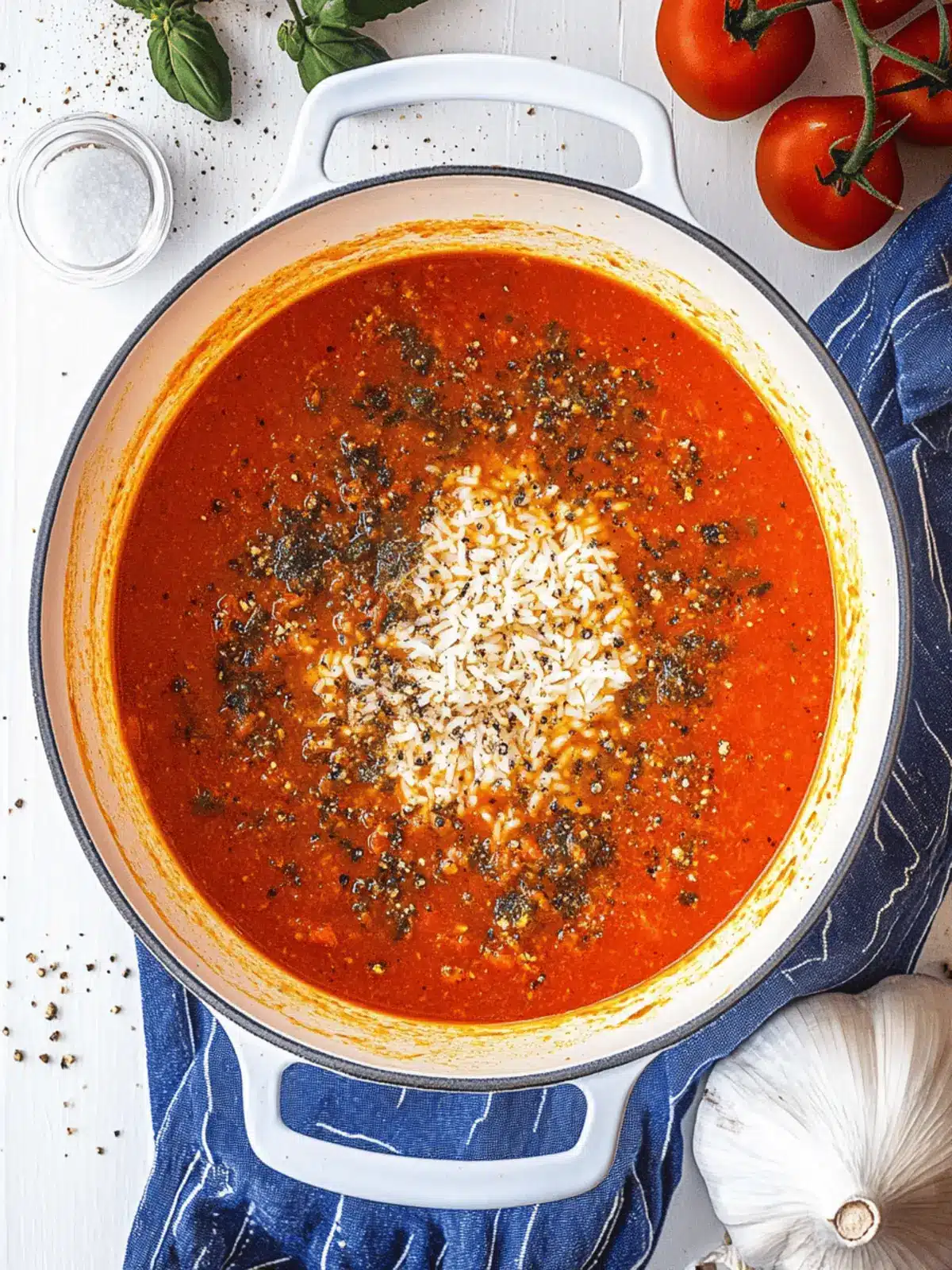 Tomato Soup and Rice