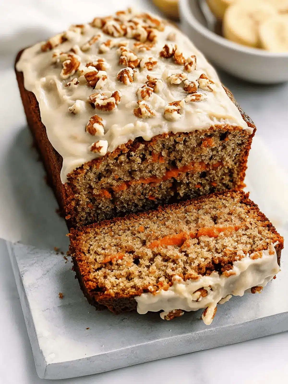 Carrot Cake Banana Bread That's Irresistibly Moist and Sweet