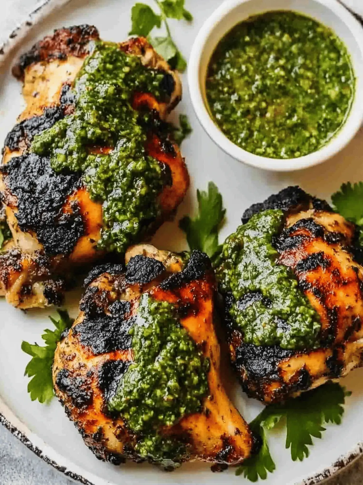 Chimichurri Chicken Thighs