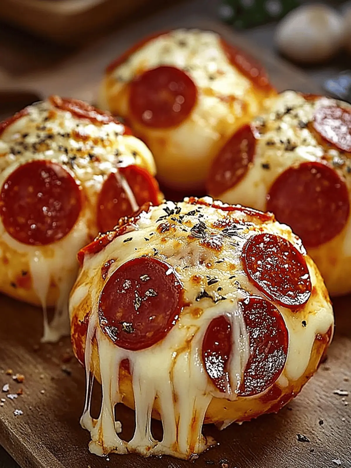 Pepperoni Pizza Bombs