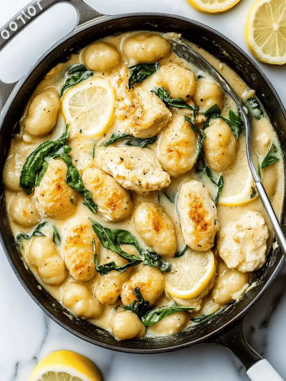 Lemon Chicken Gnocchi