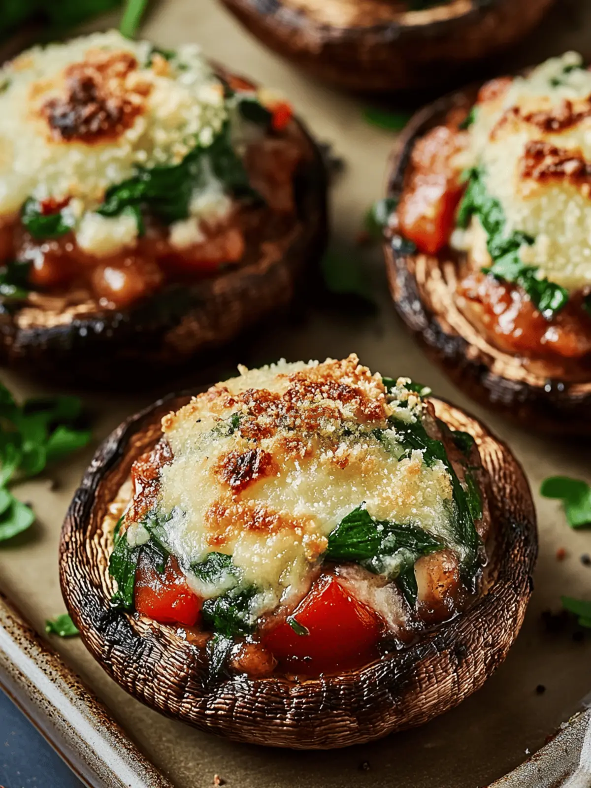 Stuffed Portobello Mushrooms