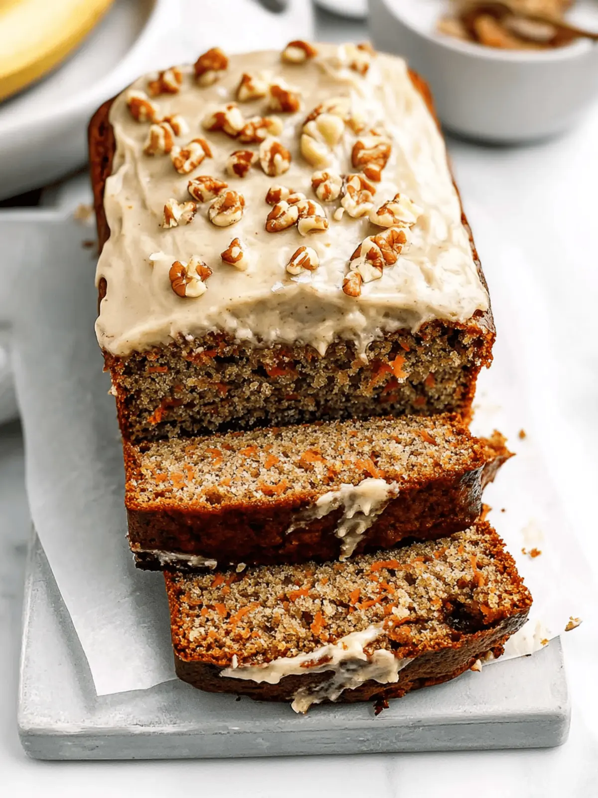 Carrot Cake Banana Bread