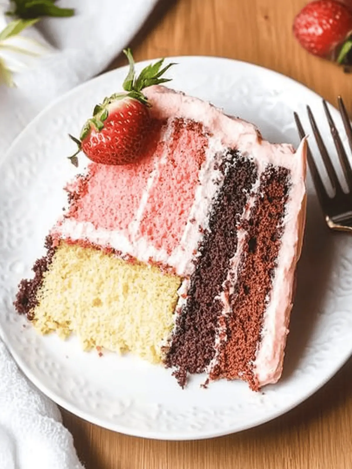 Neapolitan Cake