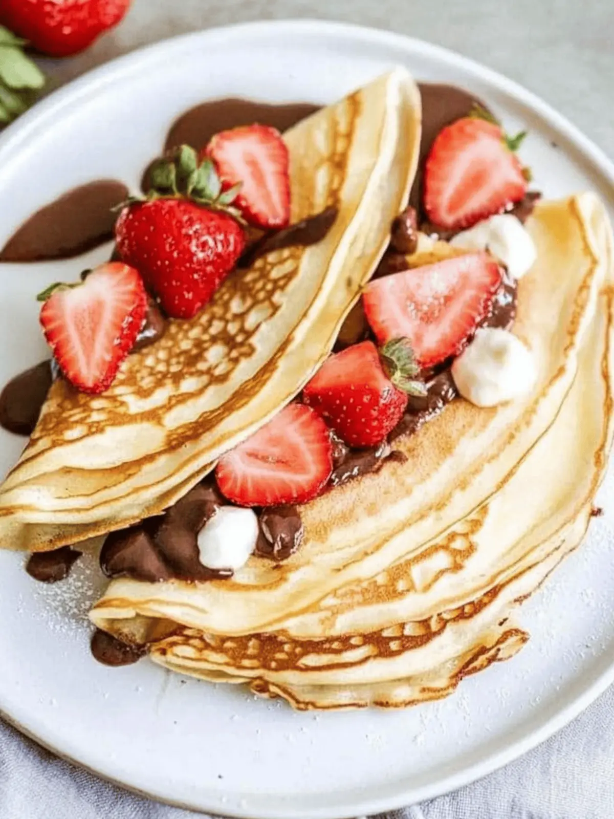 Homemade Sweet Crepe