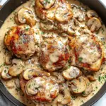 Garlic Mushroom Chicken Thighs