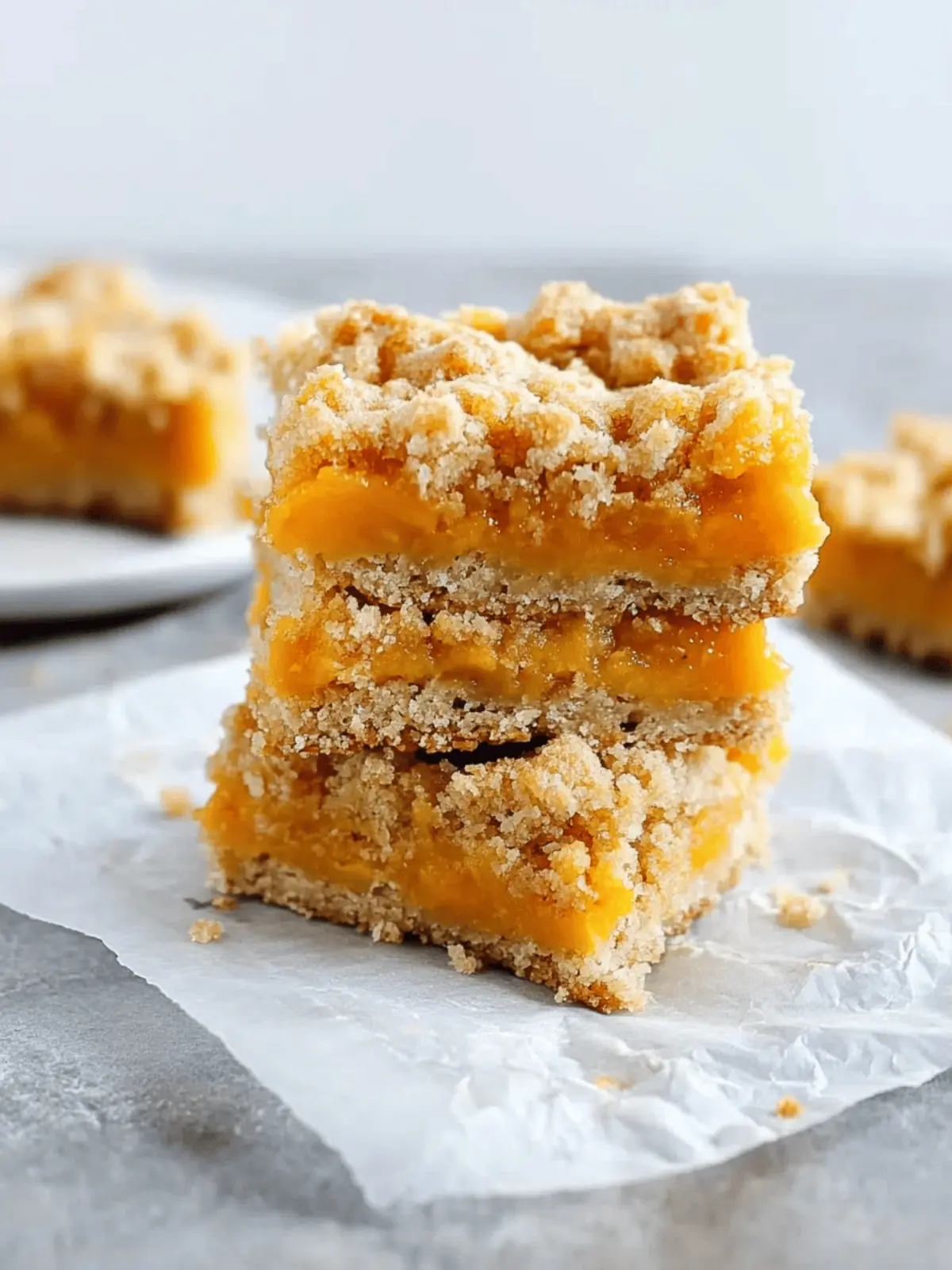 Mango Crumb Bars
