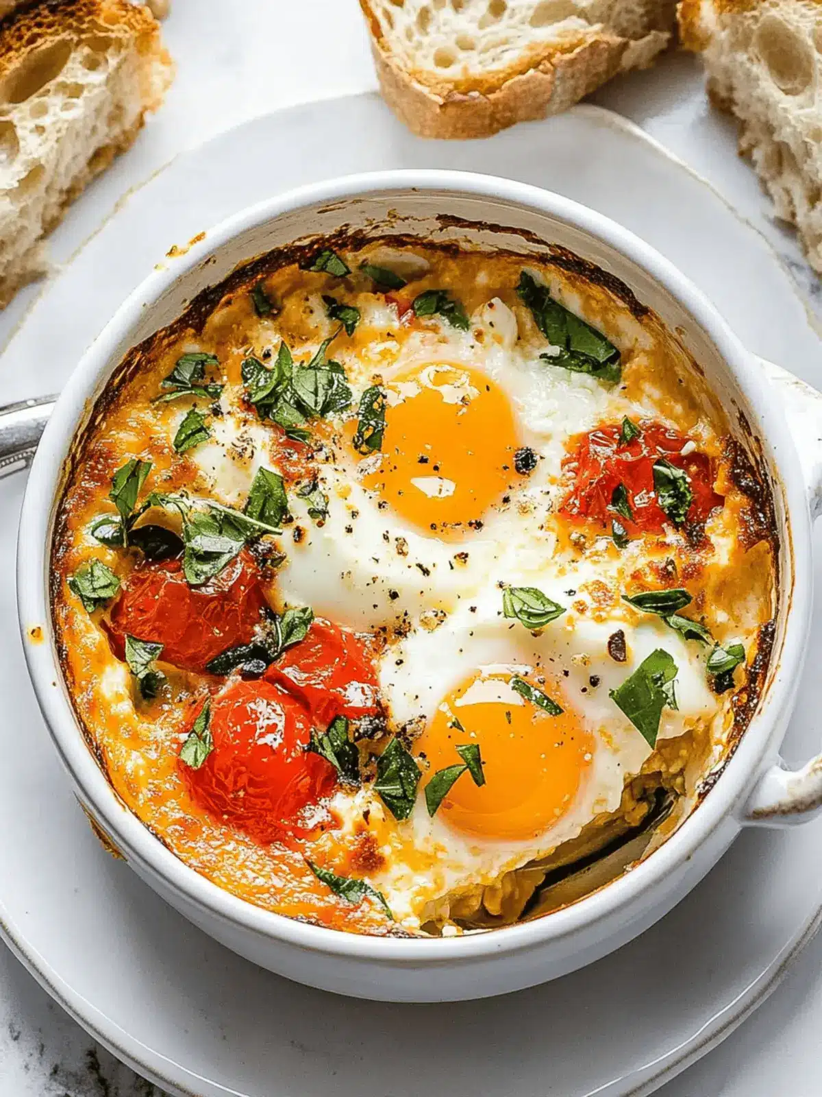 Baked Feta Eggs: A Creamy Mediterranean Breakfast Dream