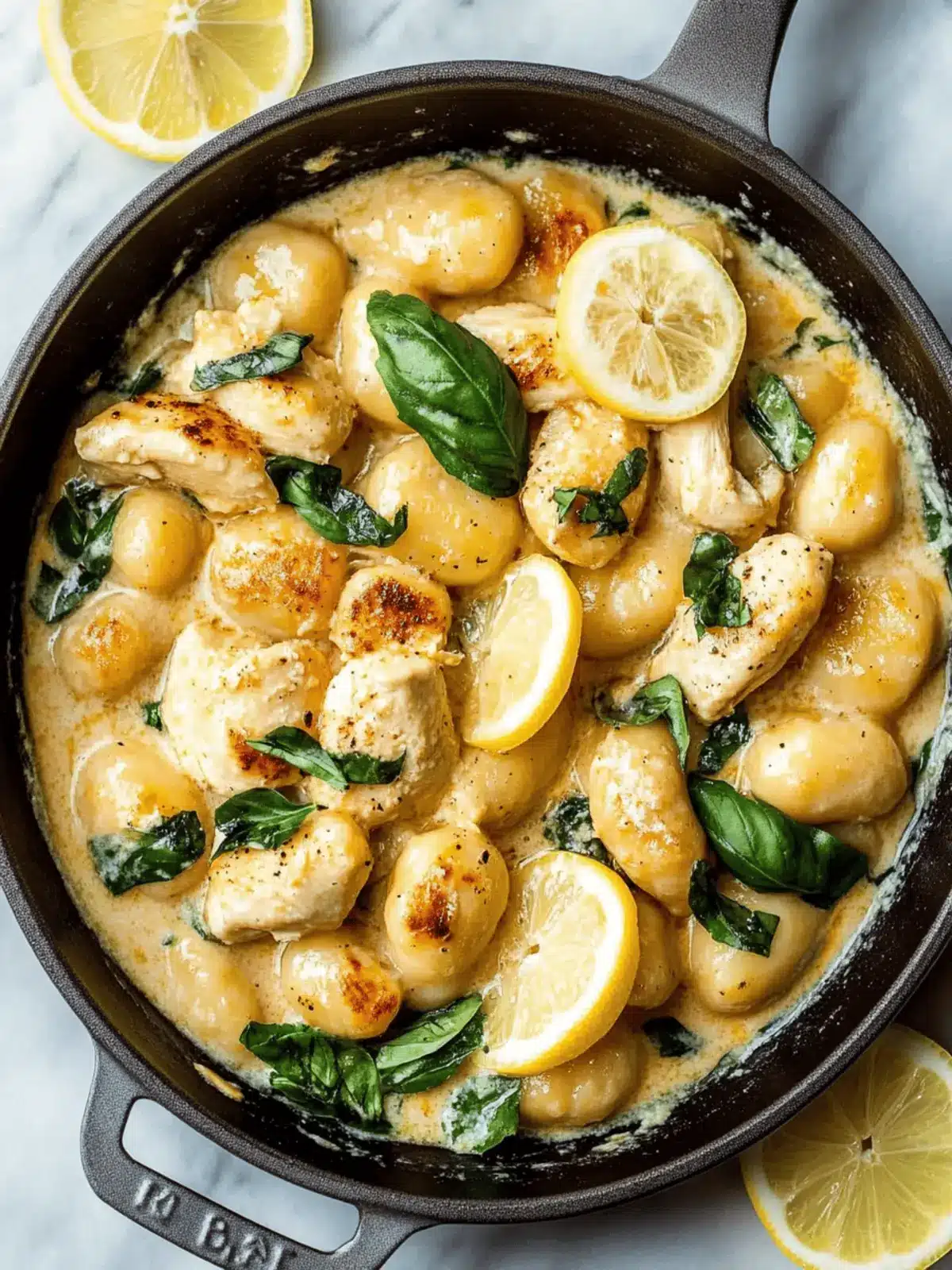 Lemon Chicken Gnocchi