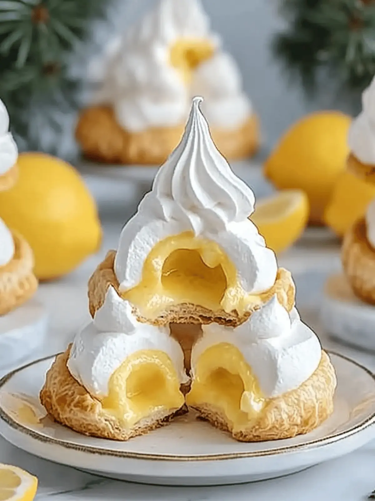 Lemon Cream Puffs
